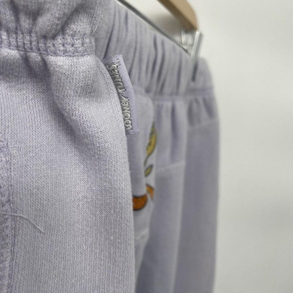 Vintage Y2K Pale Purple Tweety Bird Looney Tunes Jogger Sweatpants Size XXL‎ - Picture 4 of 6